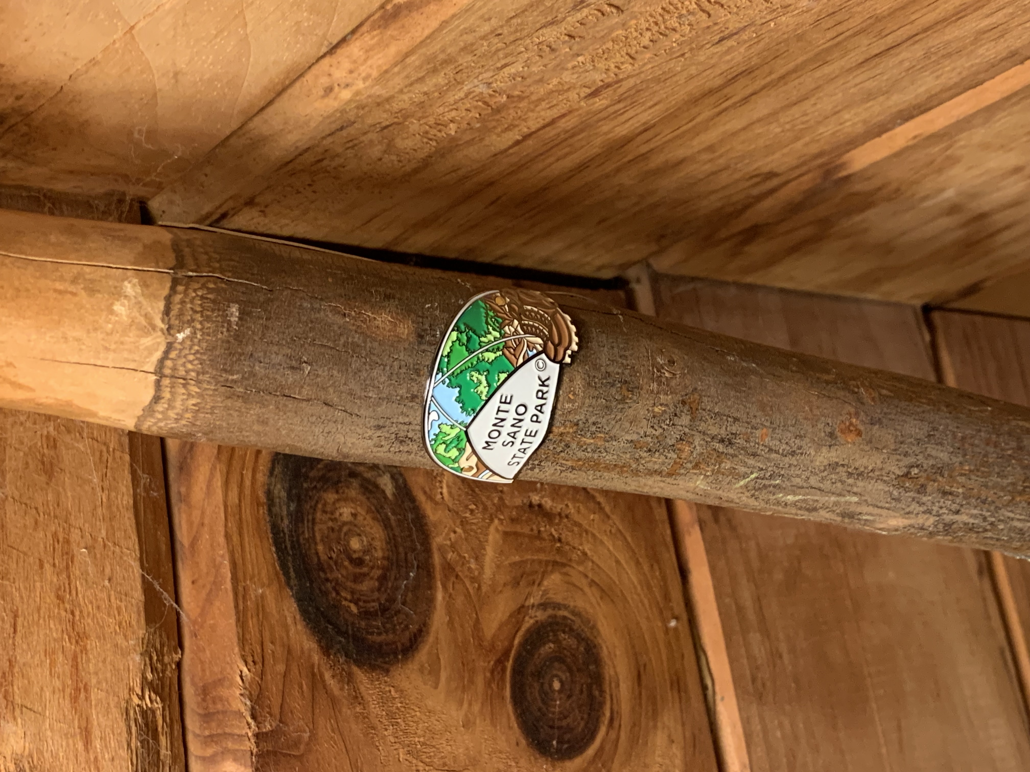 Monte Sano State Park walking stick medal badge